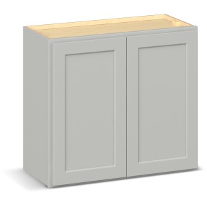 RELIABILT Parkstone II Wall Cabinet, Light Gray, 27" W, 2 Doors, Fully Assembled - 641342 | Lowe's Pro Supply